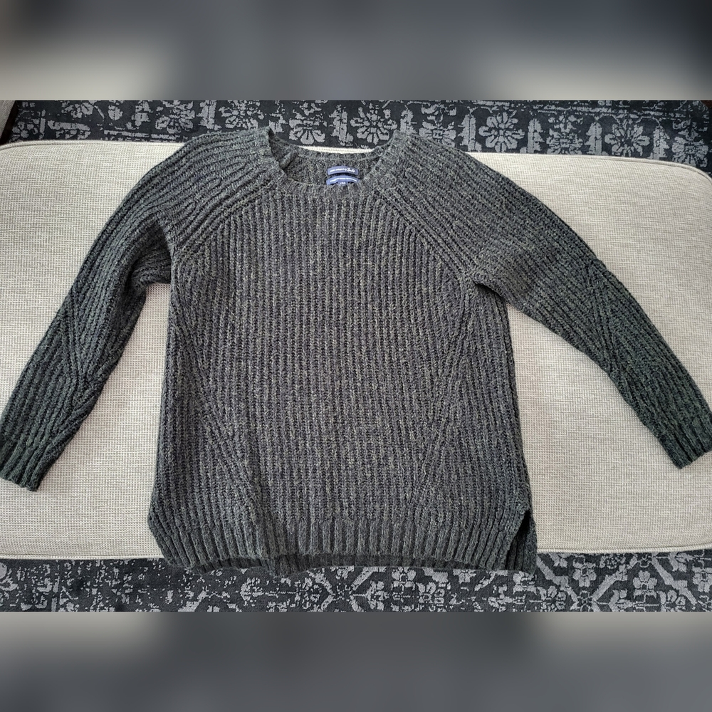 American Eagle Women's Ribbed Chunky Ahh-Mazingly Soft Sweater